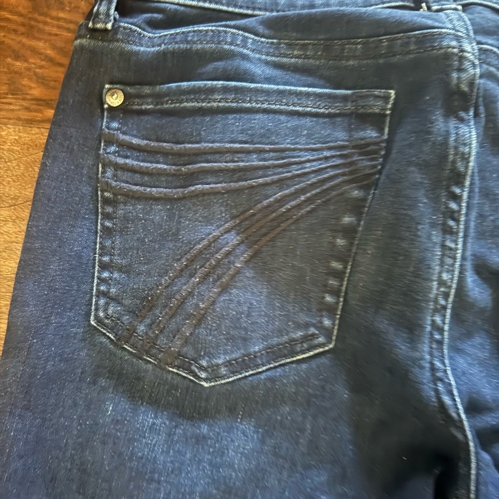 7 For All Mankind Dark Blue Boot Cut Jeans